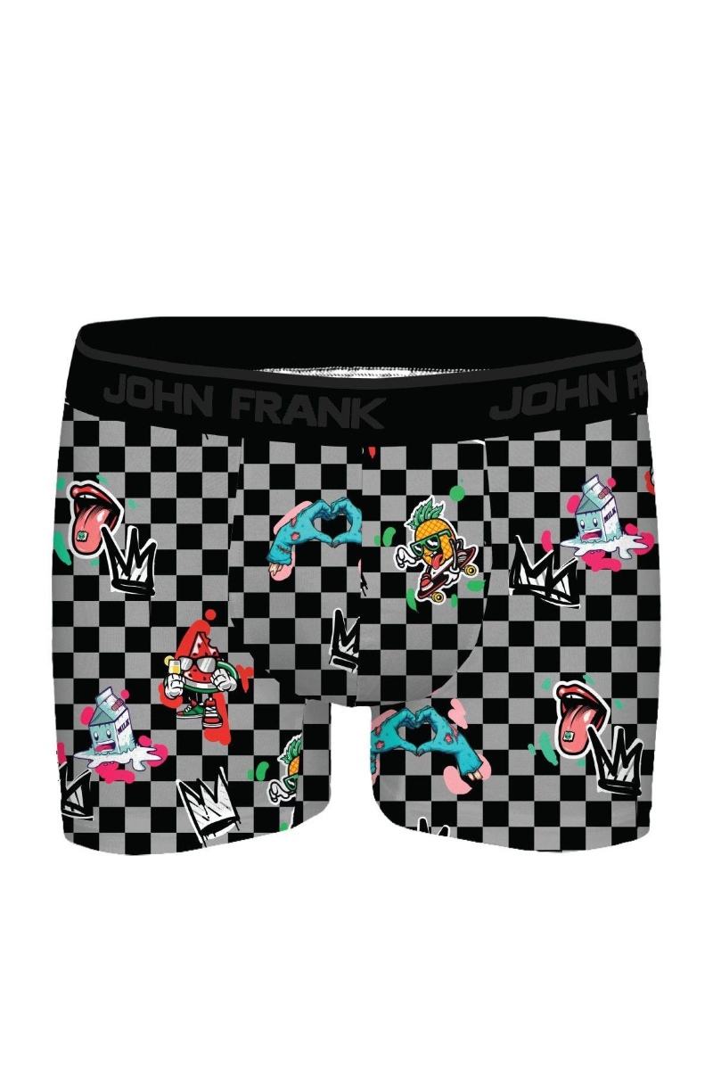 Ανδρικό Boxer John Frank KING CHECKER Βαμβακερό
