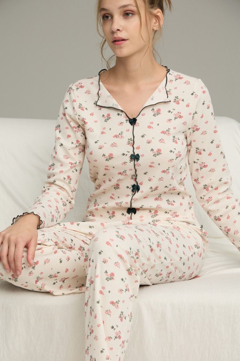 Γυναικεία Πιτζάμα "Siyah Inci" WHITE ROMANCE