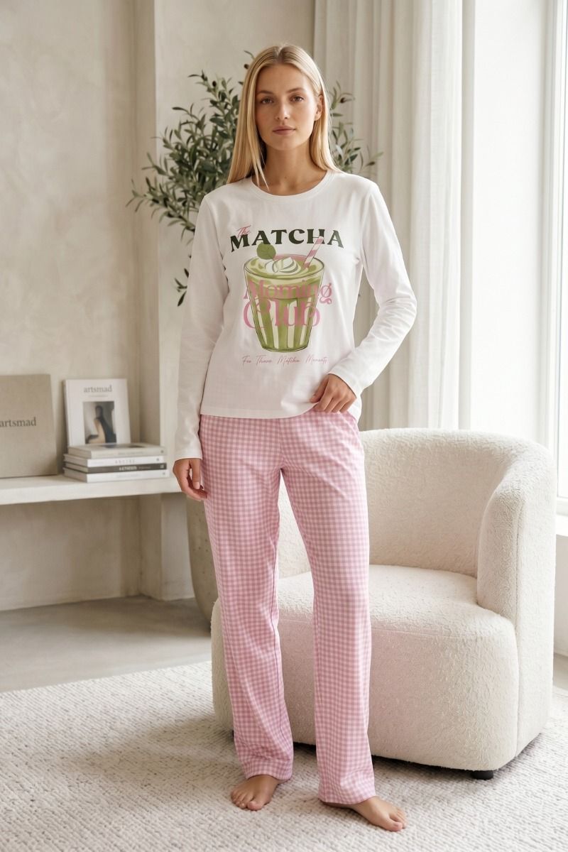 Γυναικεία Πιτζάμα "Sexen" MATCHA