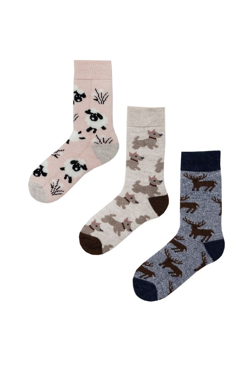 Γυναικείες Μάλλινες Κάλτσες "SOMA" ΖΟΟ II 3 Ζευγάρια