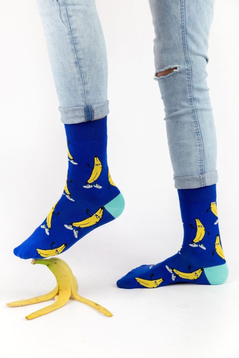 Ανδρικές - Εφηβικές Fashion Κάλτσες Crazy Socks BANANAS