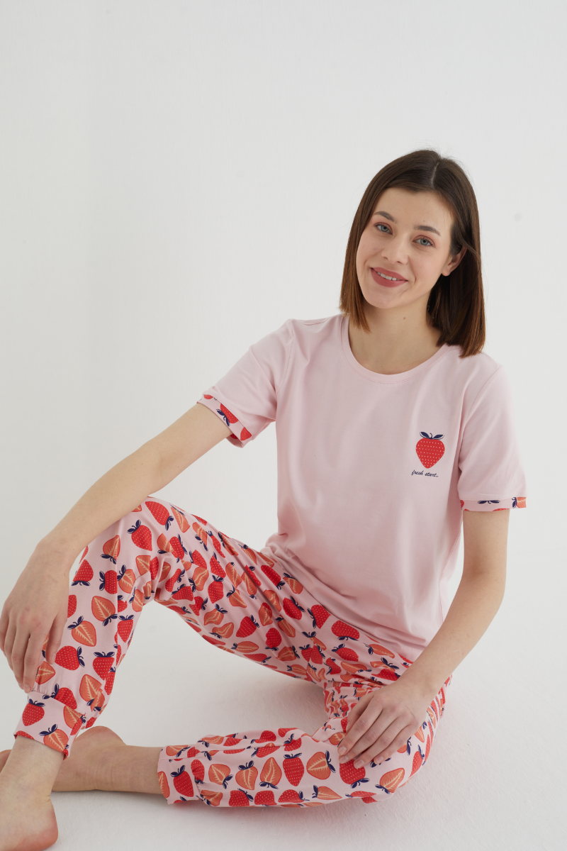 Γυναικεία Καλοκαιρινή Πιτζάμα Ipektenim FRESH Βαμβακερή