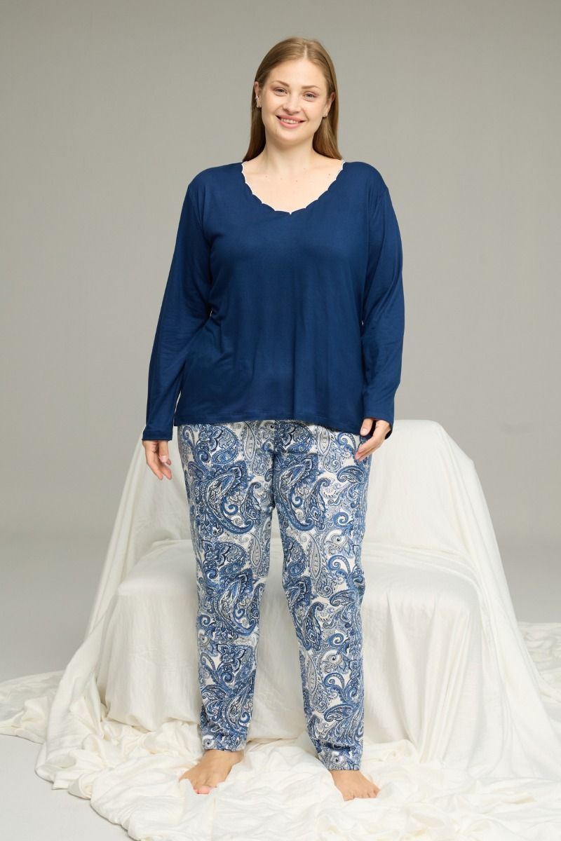 Πιτζάμα Plus Size "Sexen" TRIBAL