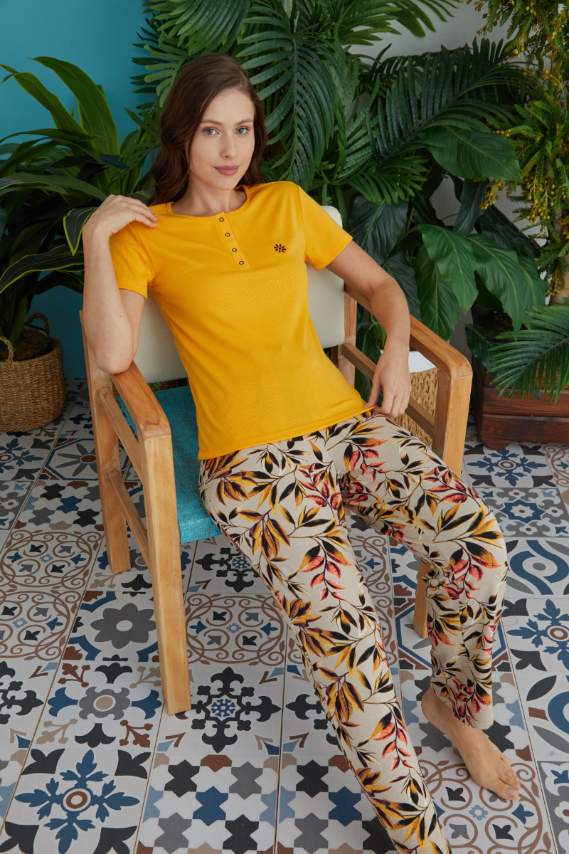 Γυναικεία Καλοκαιρινή Πιτζάμα Ipektenim MARGARITA Βαμβακερή