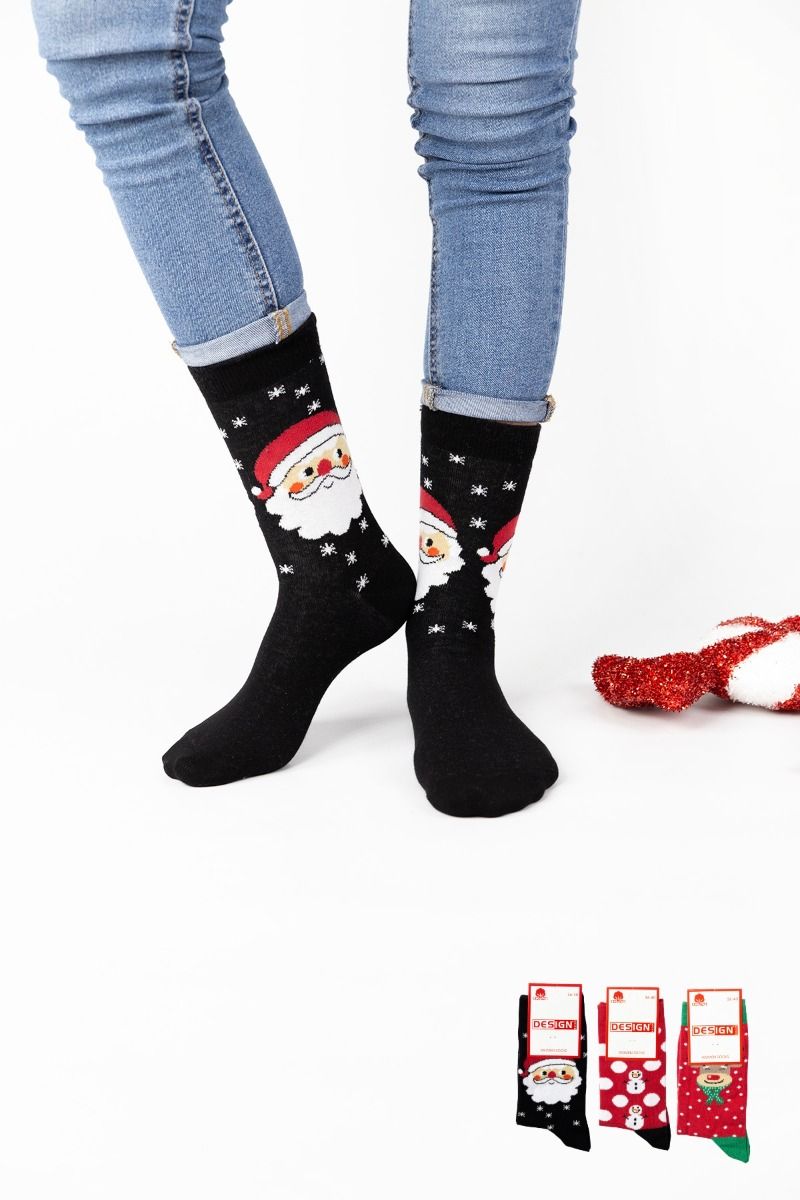 Γυναικείες Κάλτσες "Design" SANTA 3 ζευγάρια