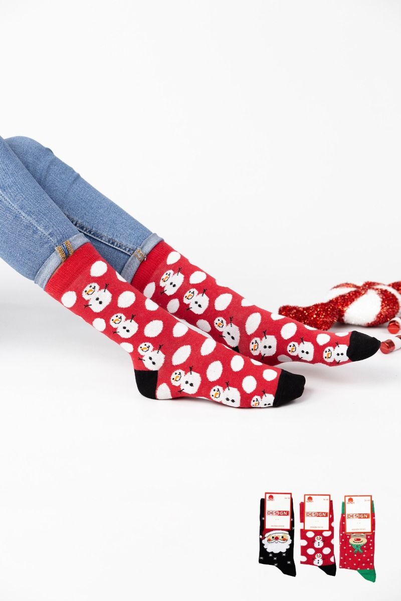 Γυναικείες Κάλτσες "Design" SANTA 3 ζευγάρια