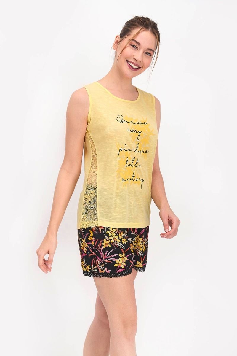 Γυναικεία πιτζάμα σορτσάκι Arnetta BLOOM