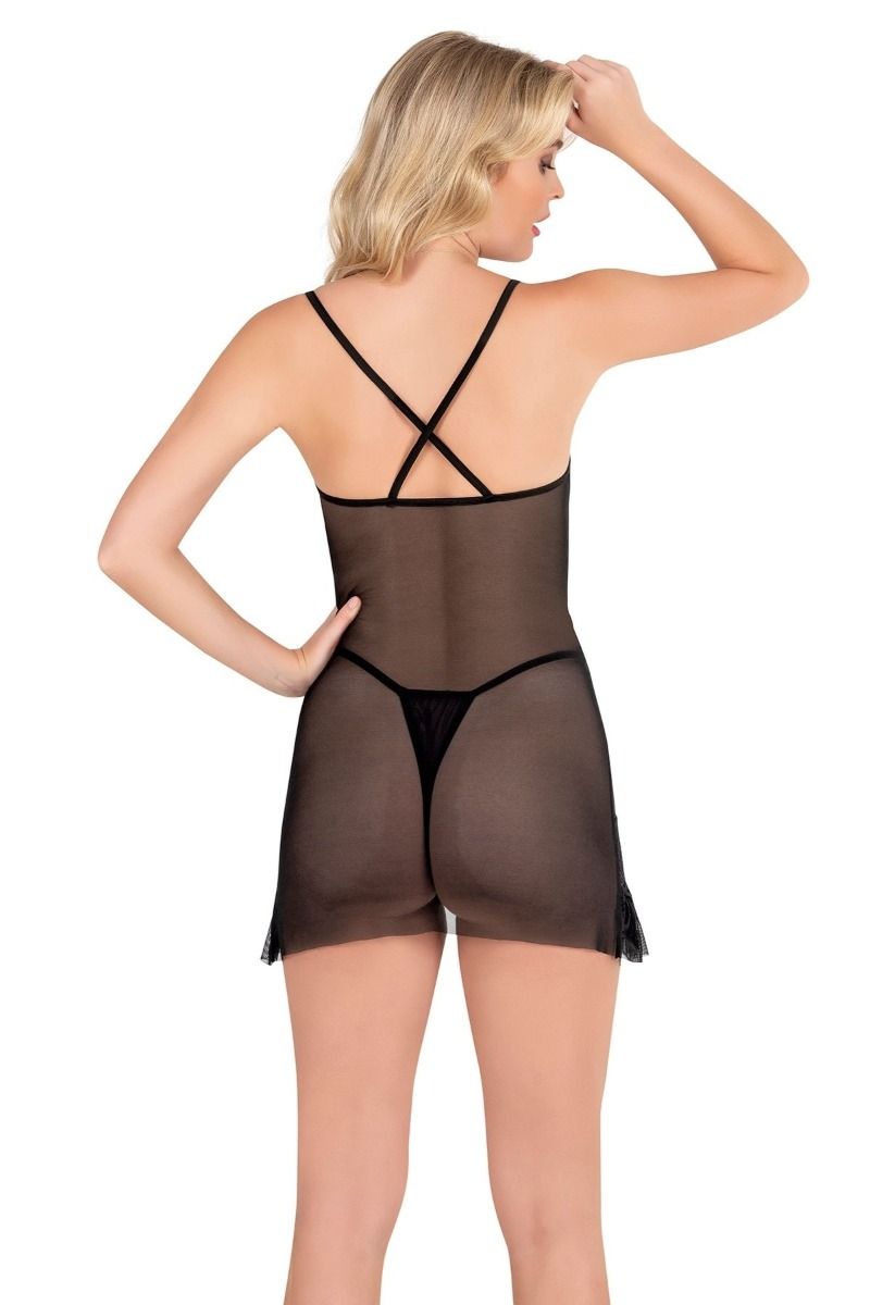 Γυναικείο σετ baby doll με string Moongirl FIRE II