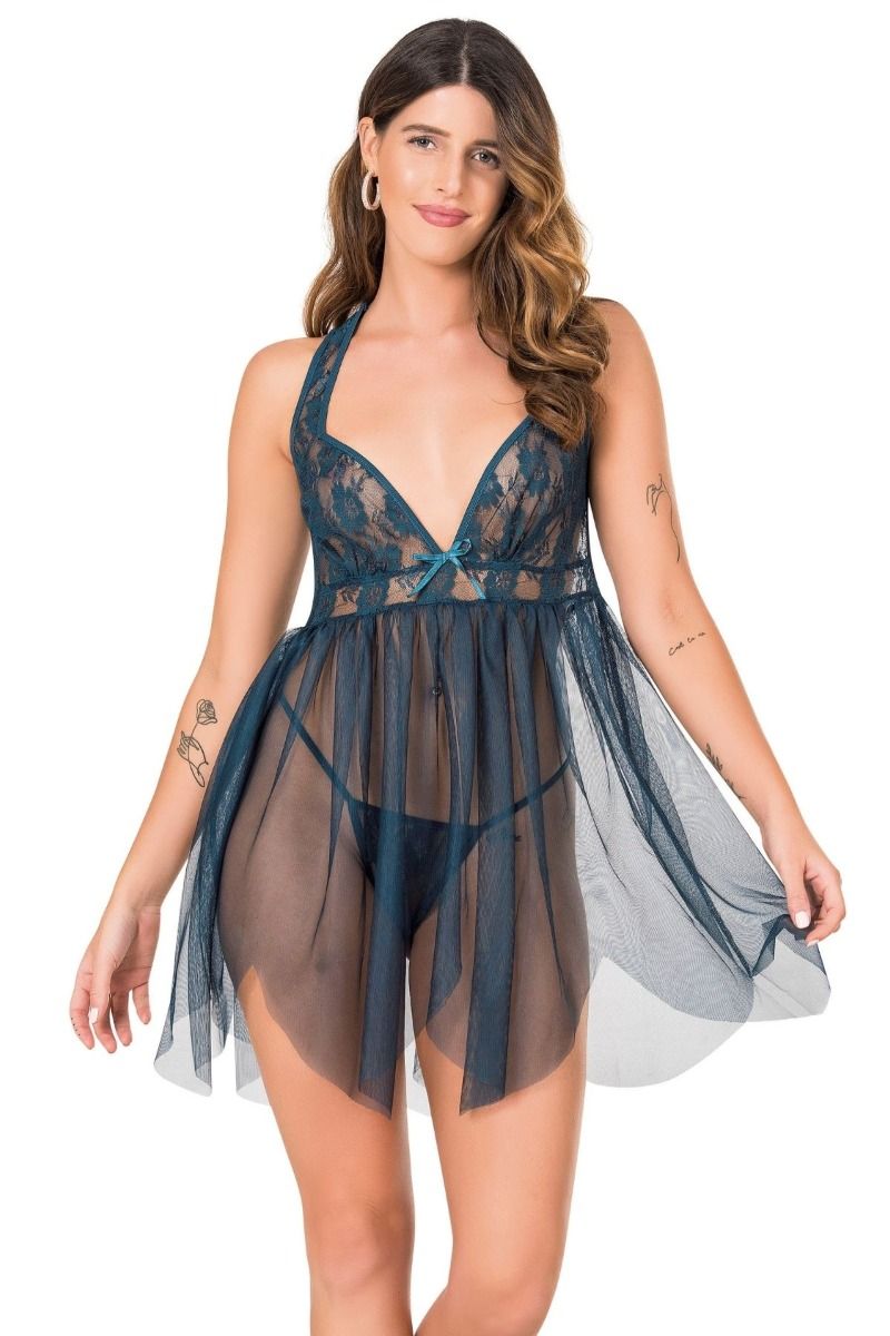 Γυναικείο baby doll με string Moongirl SAMINA