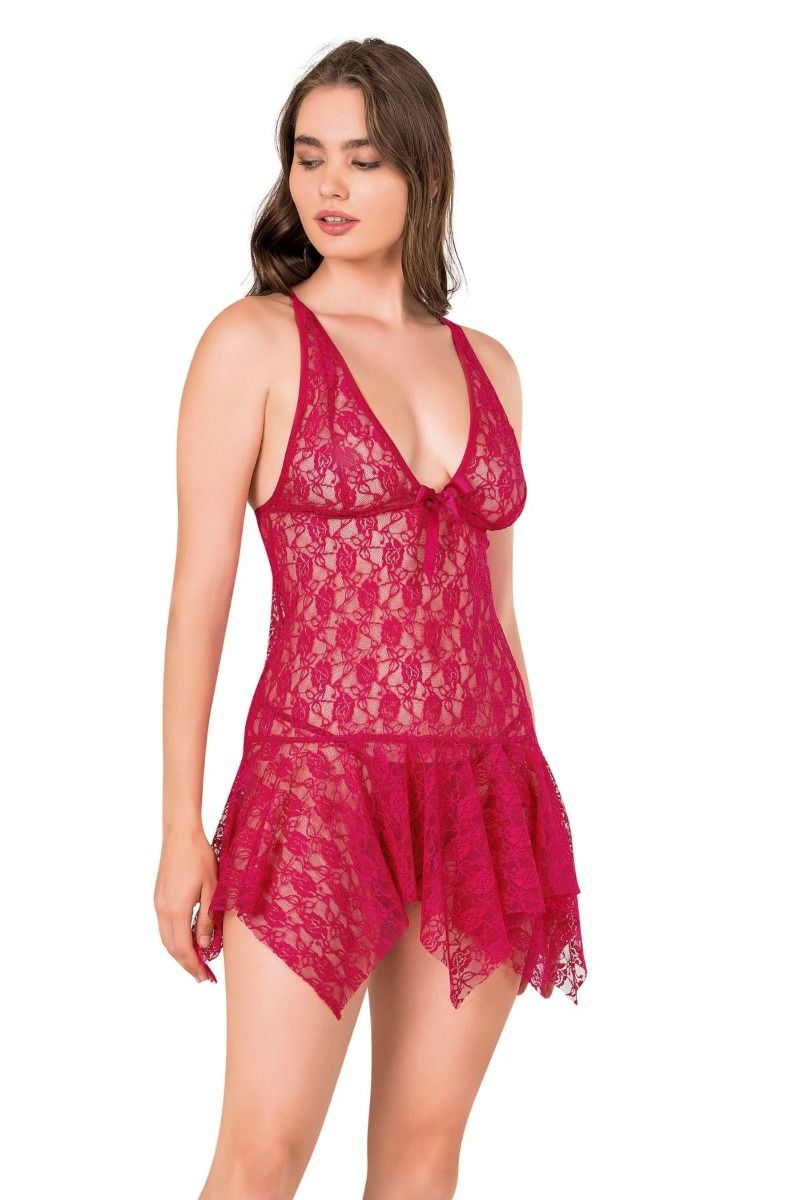 Γυναικείο Σετ Baby Doll με String Moongirl SAMINA