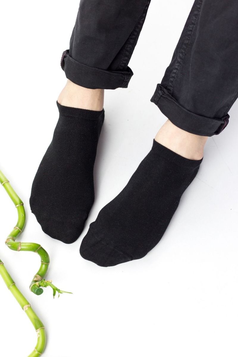 Ανδρικές κάλτσες σοσόνια Bamboo Design BLACK MEN 3 ζευγάρια