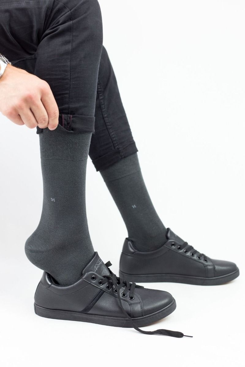 Ανδρικές Κλασσικές Κάλτσες Bamboo Design JOHN 2 Ζευγάρια