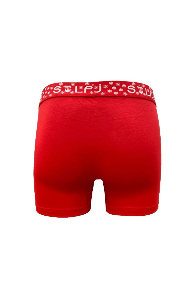 Ανδρικό χριστουγεννιάτικο boxer Solfej SANTA PARTY