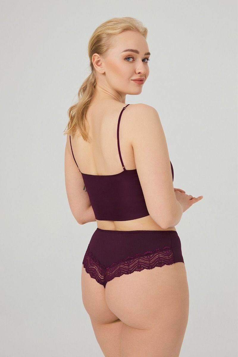 Γυναικείο Brazilian Plus Size CottonHill KAYA PURPLE