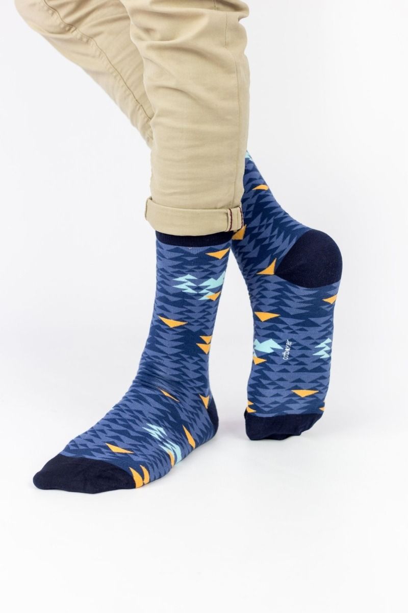 Ανδρικές Casual Κάλτσες Cotbox TRIANGLE THEME