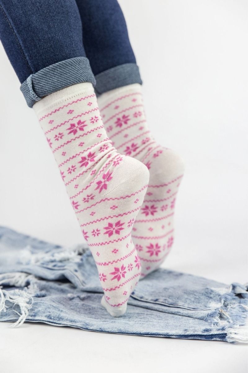 Γυναικείες Casual Κάλτσες Pamela FLOWER II