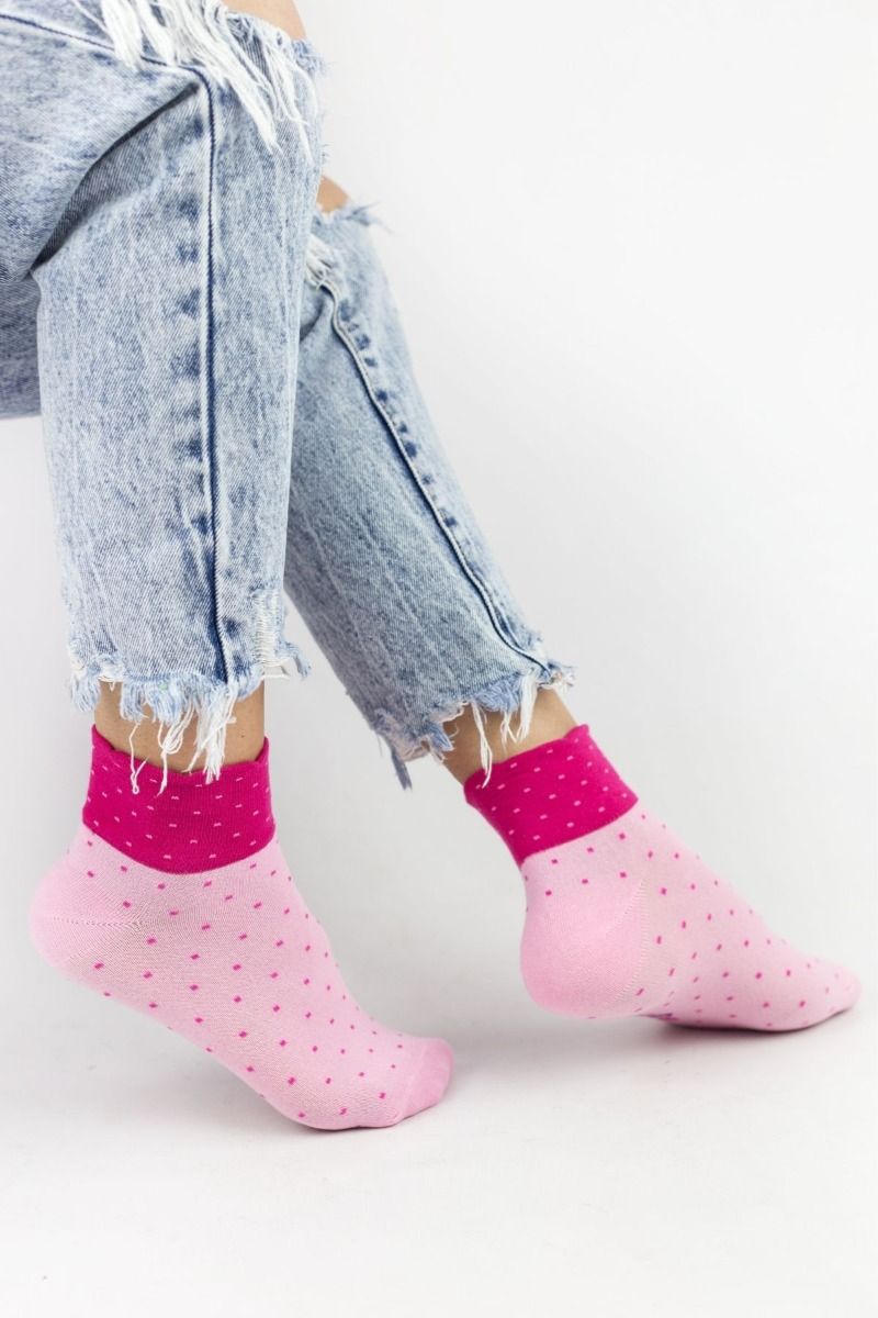 Γυναικείες ημίκοντες κάλτσες Design DOTS