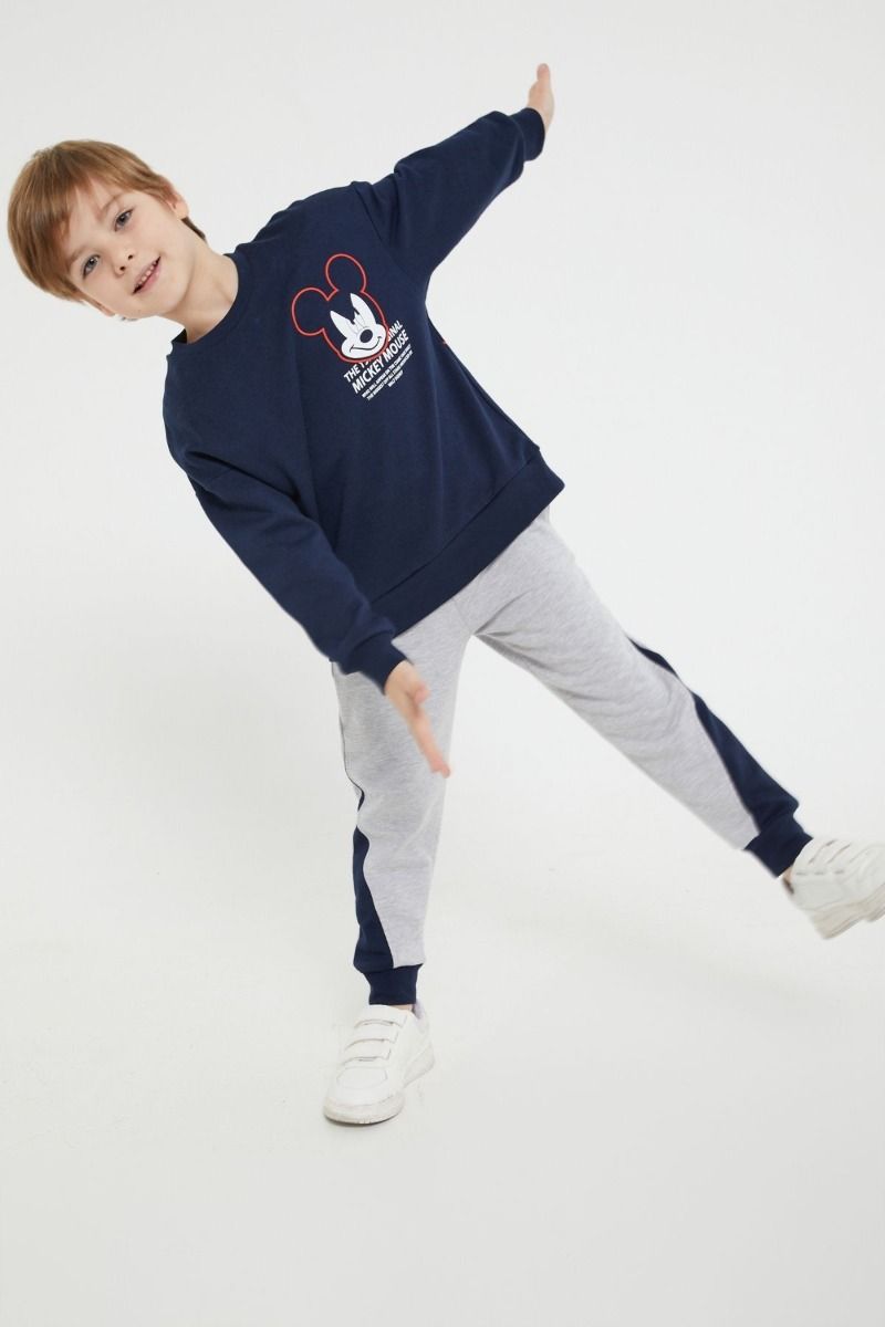 Παιδική χειμωνιάτικη φόρμα αγορίστικη Disney MICKEY THE STAR μπεζ