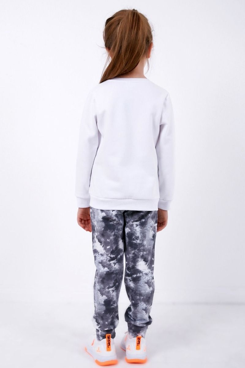 Παιδική κοριτσίστικη χειμωνιάτικη φόρμα Disney MICKEY με σχέδιο tie dye