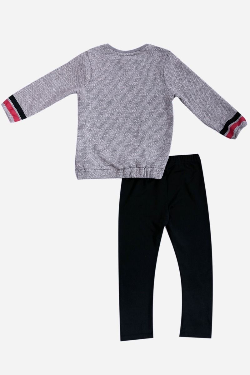 Παιδική χειμωνιάτικη φόρμα κορίτσι Disney MINNIE μαύρο γκρι