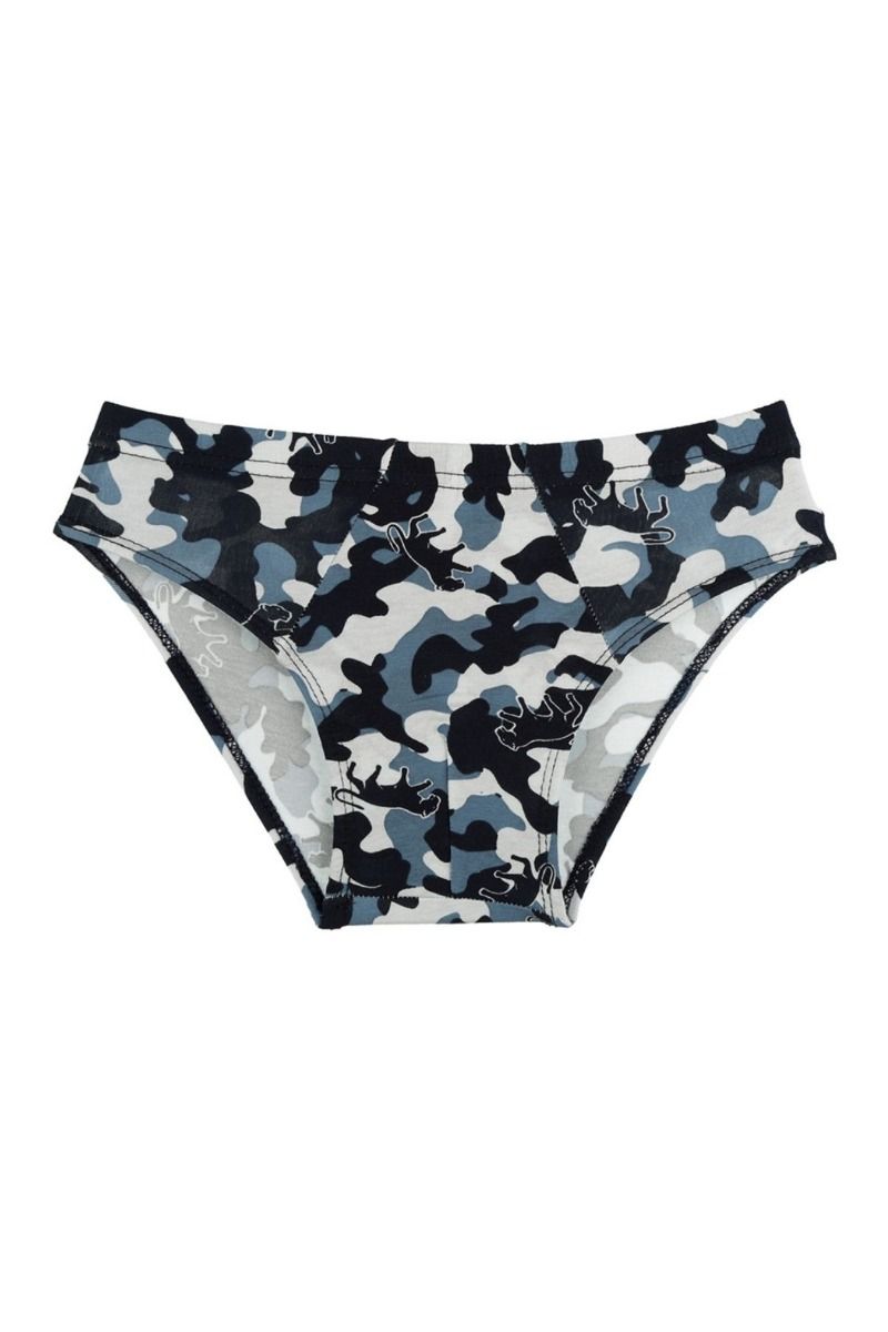 Παιδικά σλιπάκια για αγόρι βαμβακερά δύο τεμάχια σχέδιο στρατιωτικό