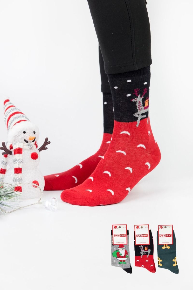 Γυναικείες fashion κάλτσες Design NOEL D 3 ζευγάρια
