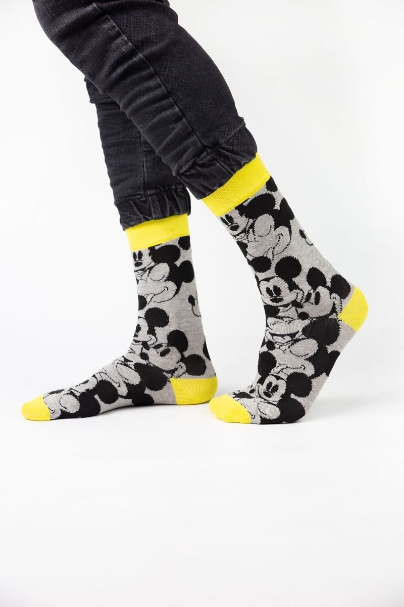 Ανδρικές Fashion Κάλτσες Disney MULTI MICKEY 4 ζευγάρια