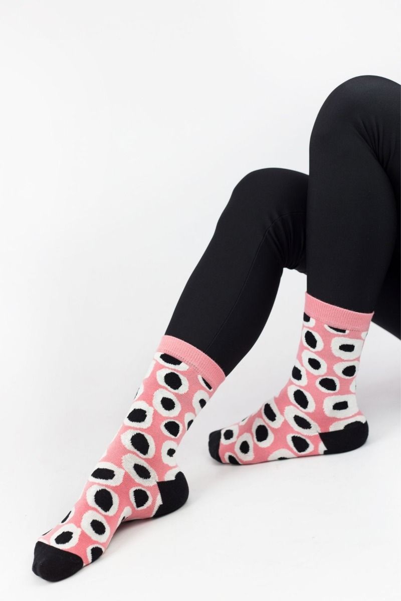 Γυναικείες Fashion Κάλτσες John Frank BLACK EGGS