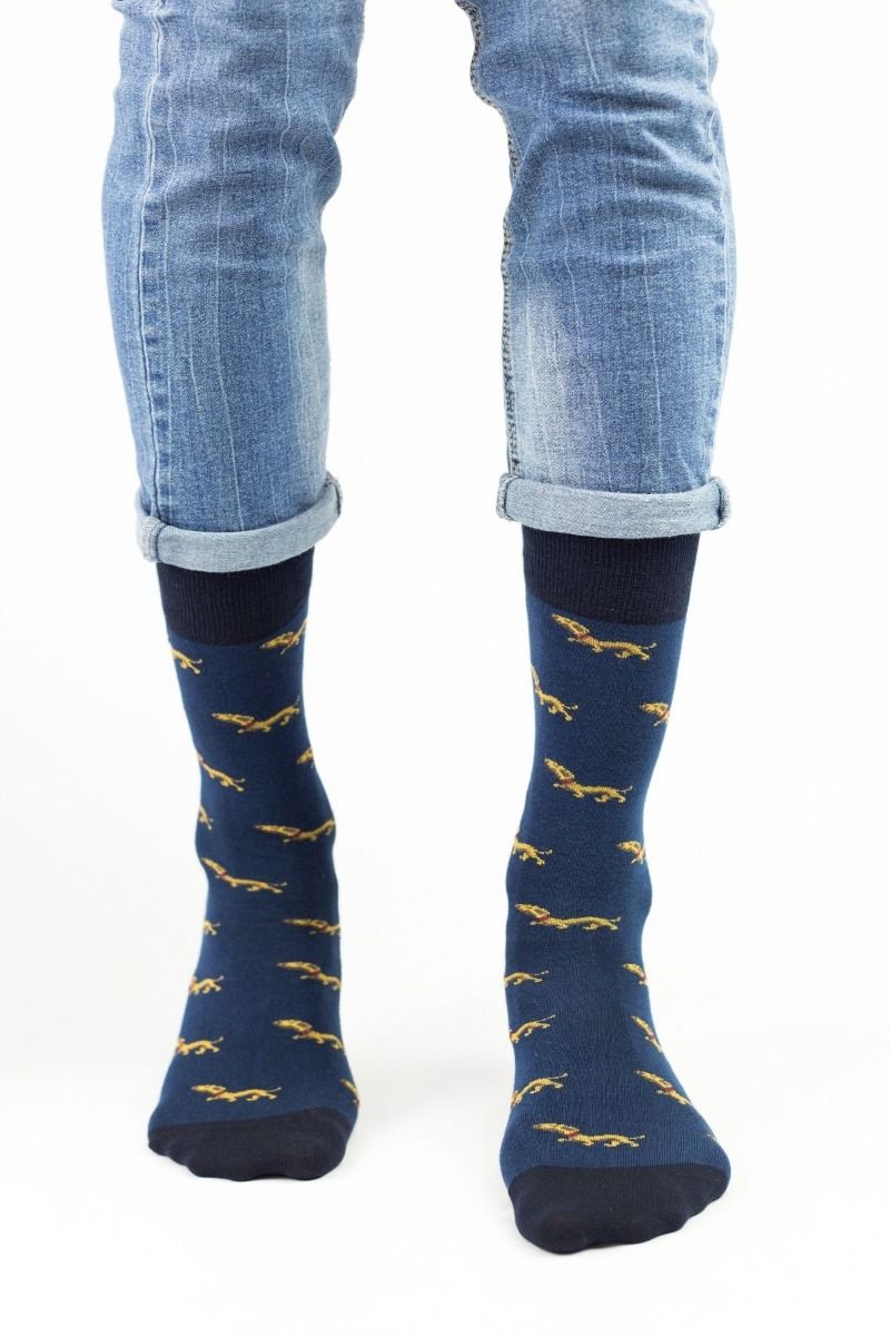 Ανδρικές Fashion Κάλτσες "John Frank" DACHSHUND