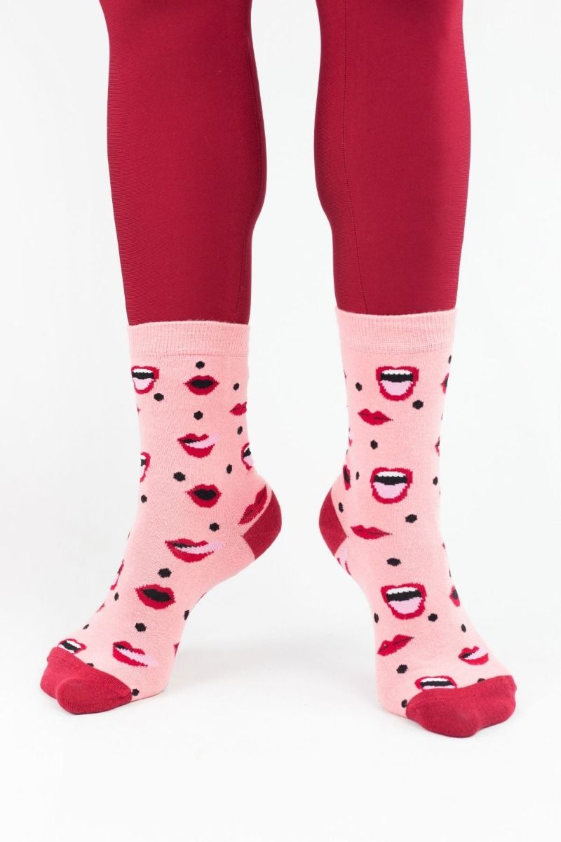 Γυναικείες Fashion Κάλτσες John Frank LIPS