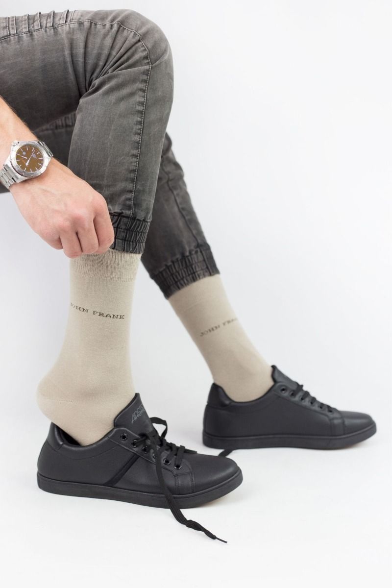 Ανδρικές fashion κάλτσες John Frank MONOCHROME
