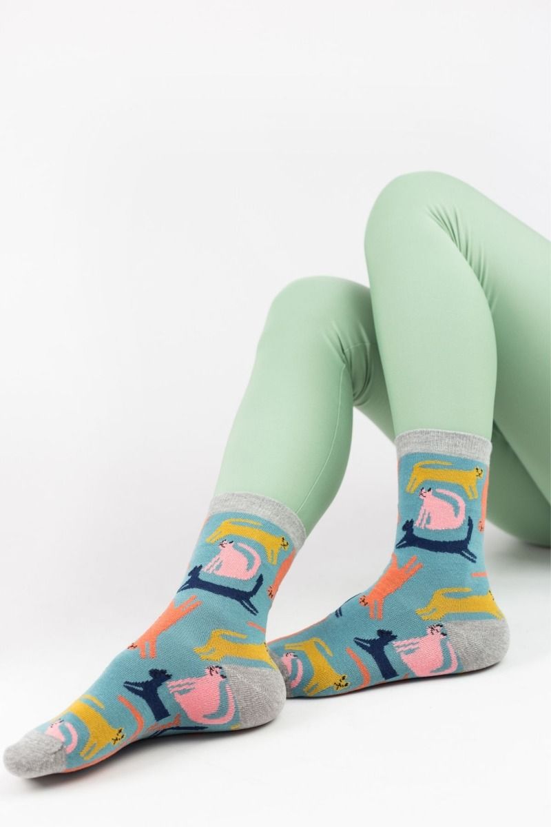 Γυναικείες Fashion Κάλτσες John Frank PASTEL