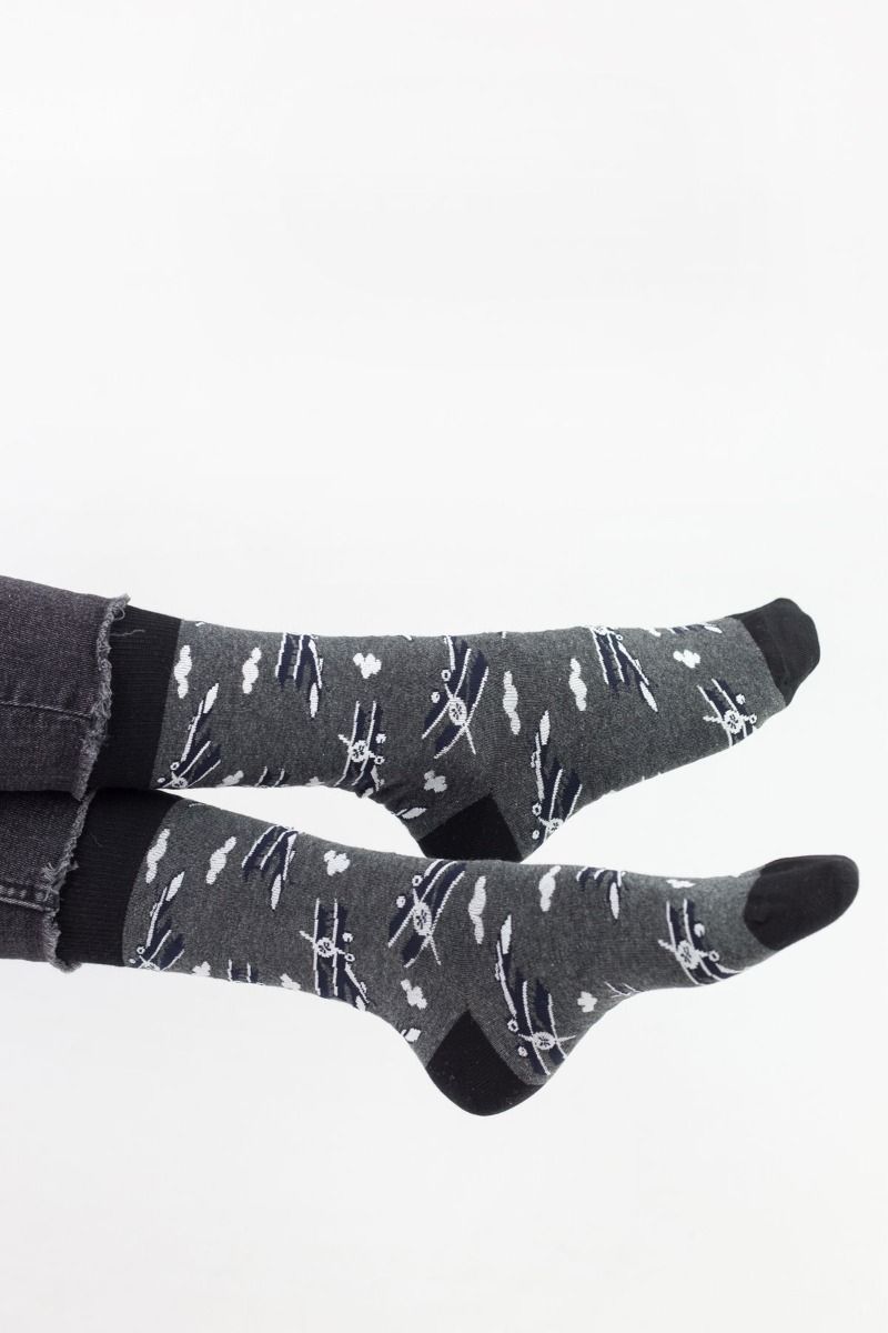 Ανδρικές Fashion Κάλτσες John Frank VINTAGE PLANE