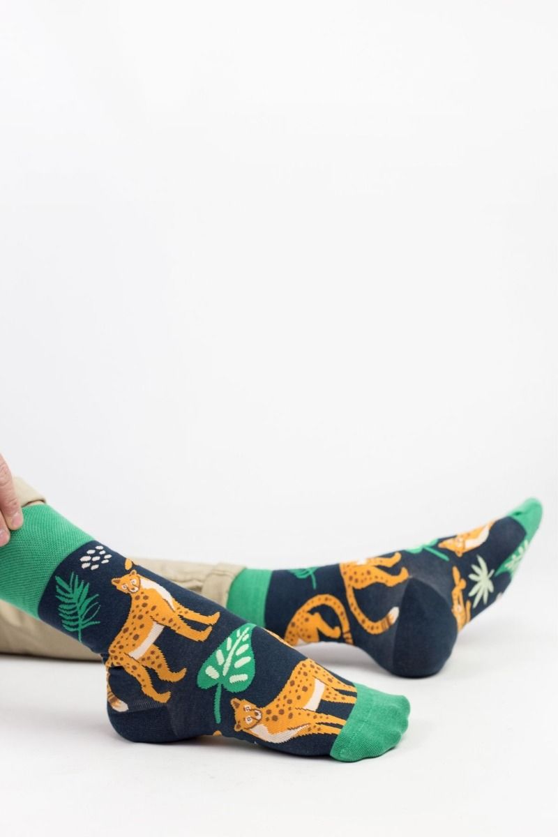 Ανδρικές Fashion Κάλτσες Livoni COOL LEOPARD