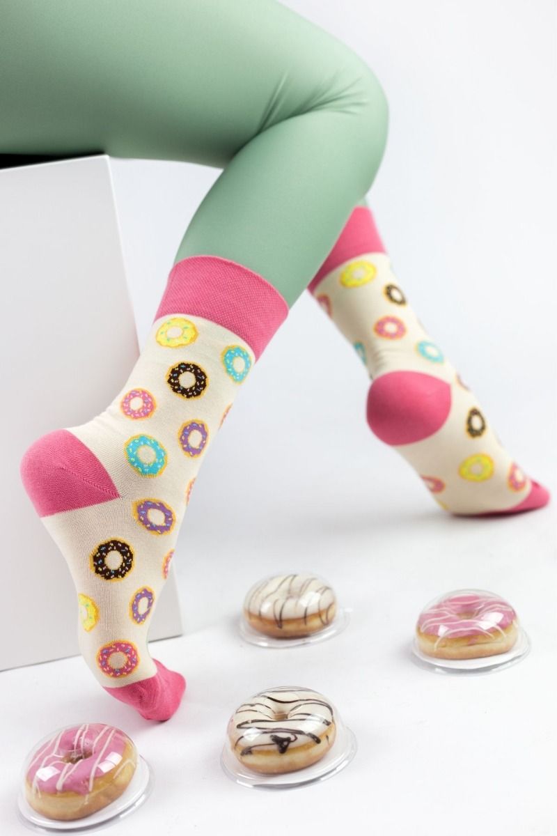 Γυναικείες Fashion Κάλτσες Livoni DONUTS MINI
