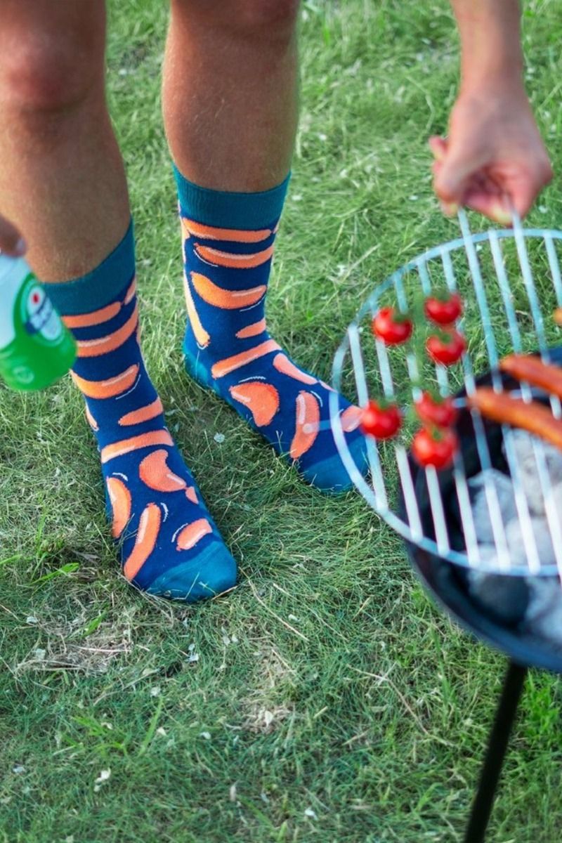 Ανδρικές fashion κάλτσες Soxo CHICKEN SAUSAGES