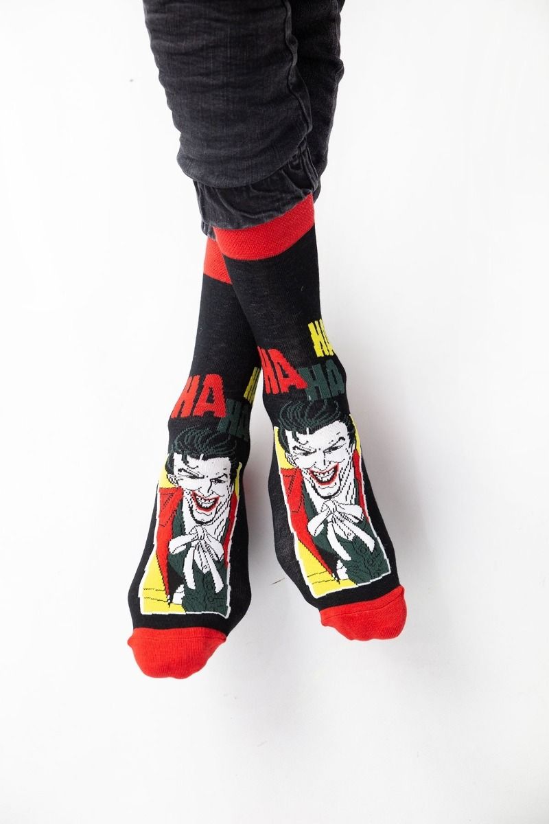 Ανδρικές Fashion Κάλτσες Warner Bros Joker Laugh 4 ζευγάρια