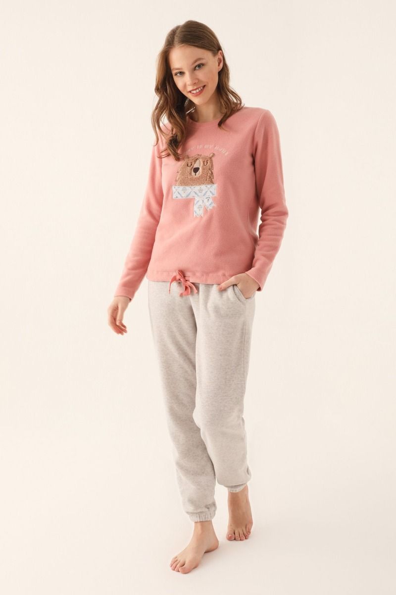 Γυναικεία Πιτζάμα Fleece Arnetta FOREST