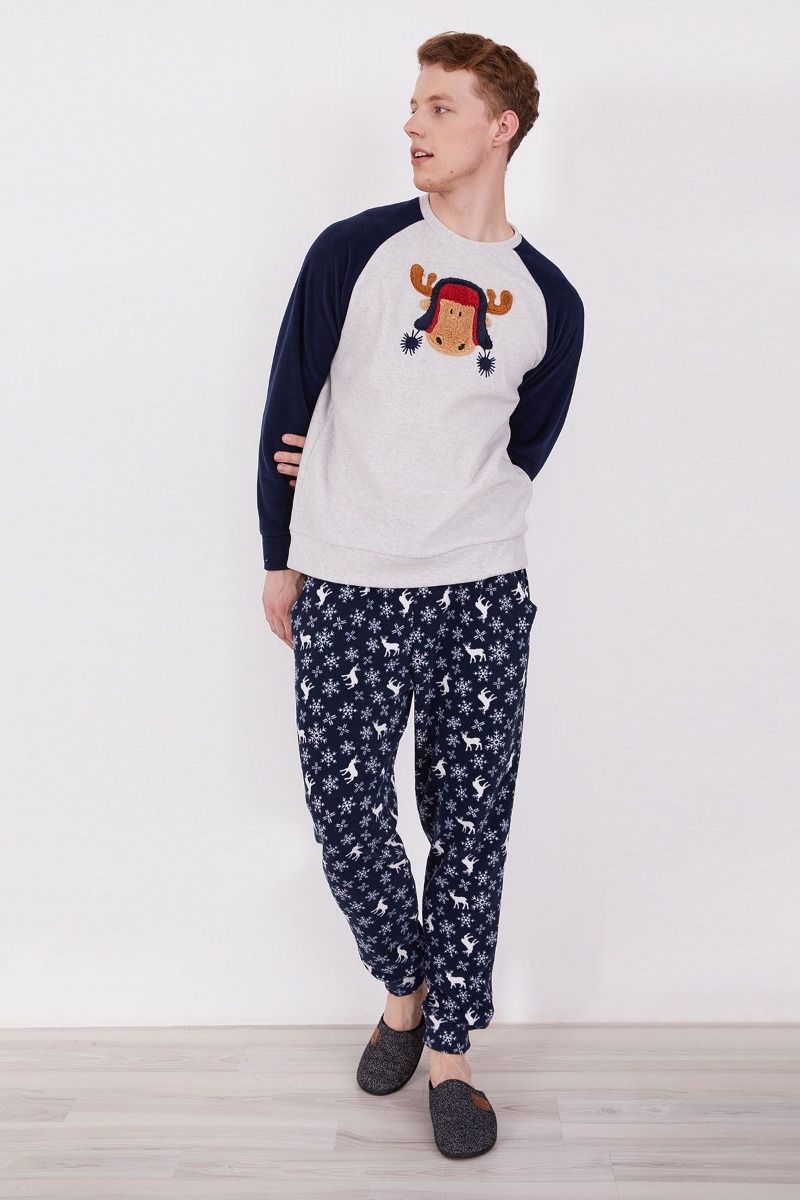 Ανδρική Πιτζάμα Fleece "Arnetta" LAPLAND