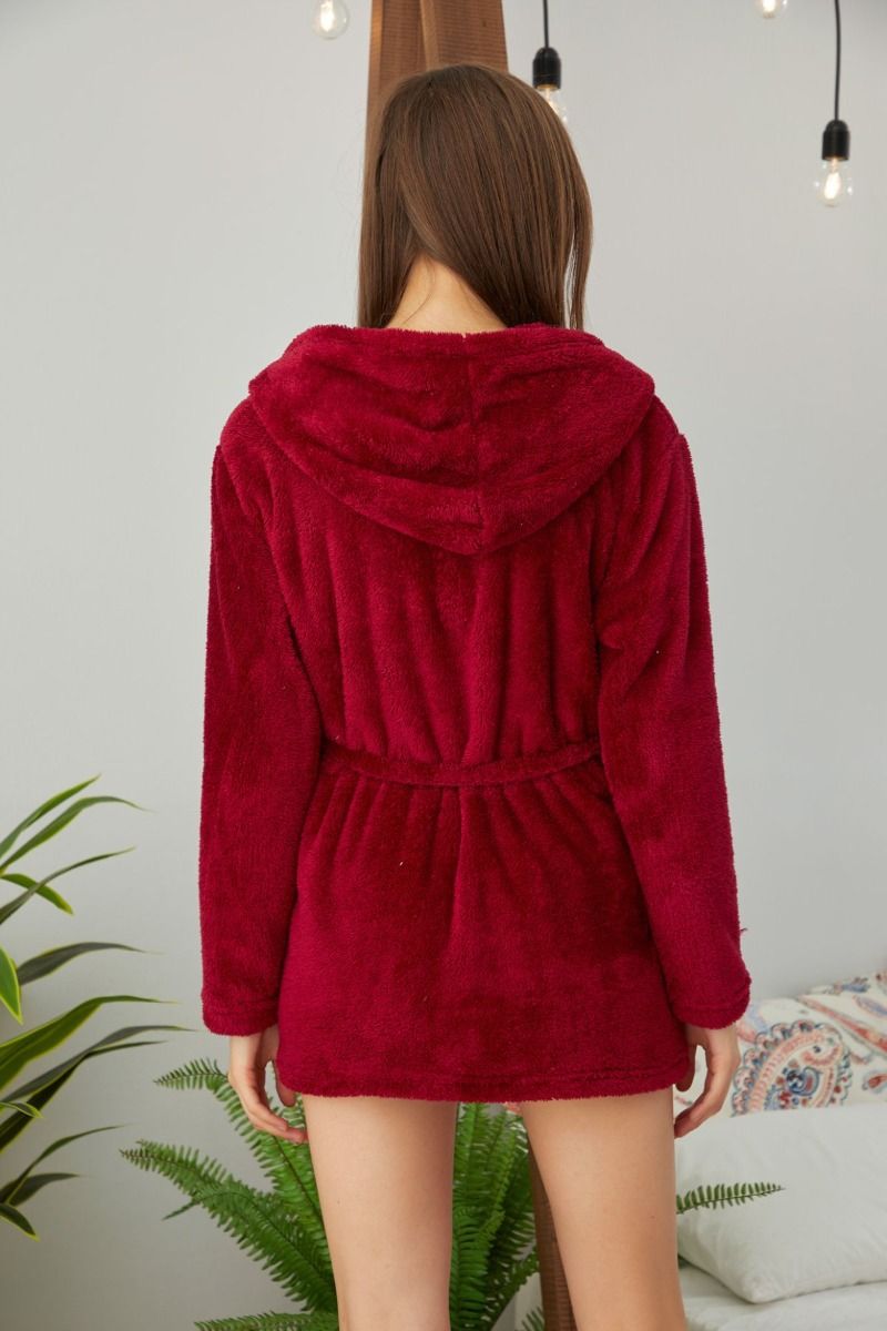 Ρόμπα Fleece "siyah inci" LLAMA
