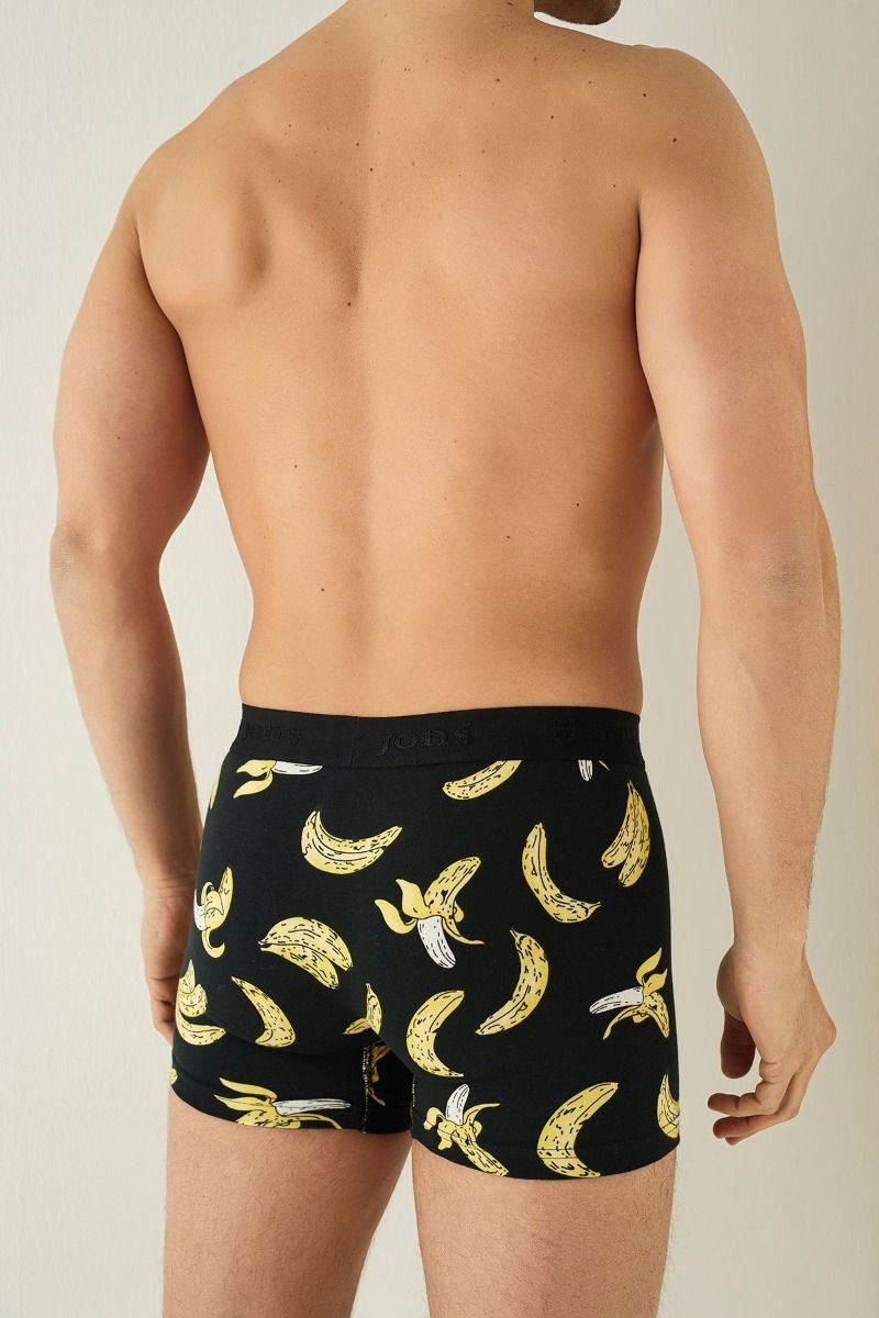 Ανδρικό μποξεράκι  σε μαύρο χρώμα με μπανάνες