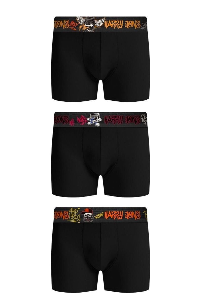 Ανδρικά μποξεράκια Harry Jons GRAFFITI 3 τεμάχια