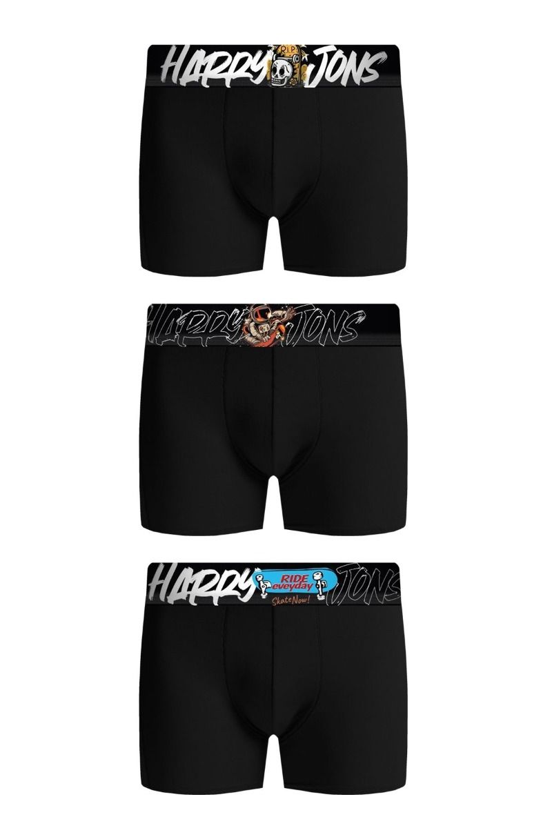 Ανδρικά μποξεράκια Harry Jons SKATE 3 τεμάχια