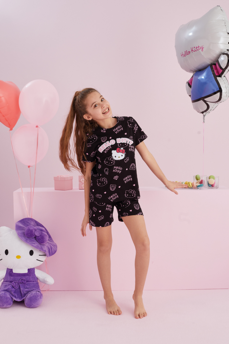 Πιτζάμα Σορτσάκι Μαμά και Κόρη "Hello Kitty" ISABELLA