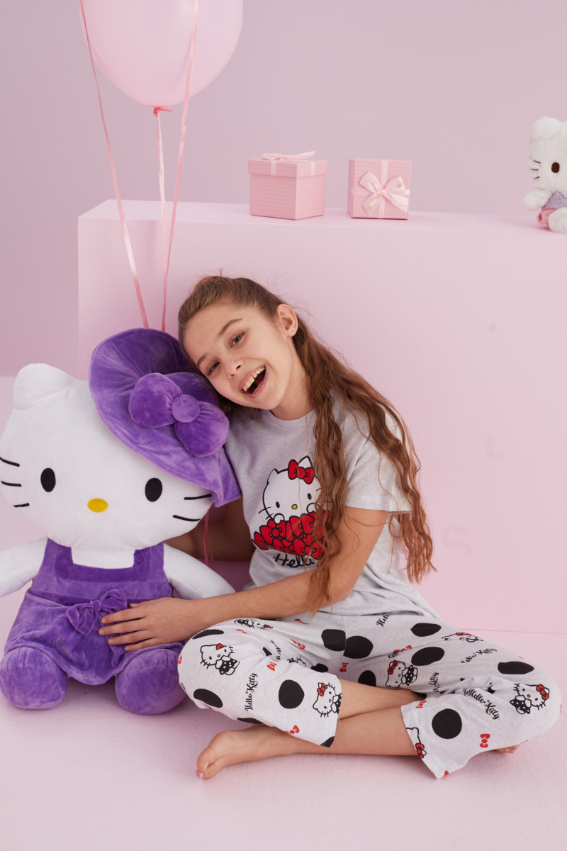 Πιτζάμα Μαμά και Κόρη "Hello Kitty" CARMEN