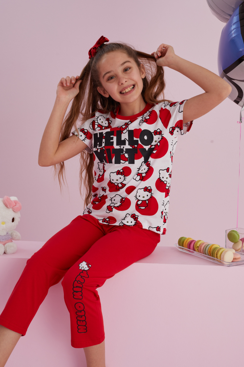 Πιτζάμα Μαμά και Κόρη "Hello Kitty" EMMA