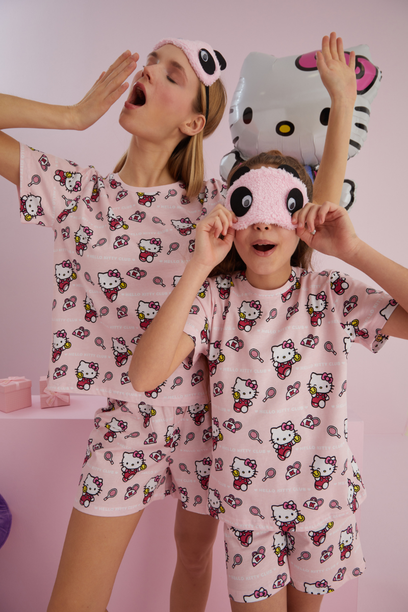 Παιδική Πιτζάμα Σορτσάκι Hello Kitty CLUB K