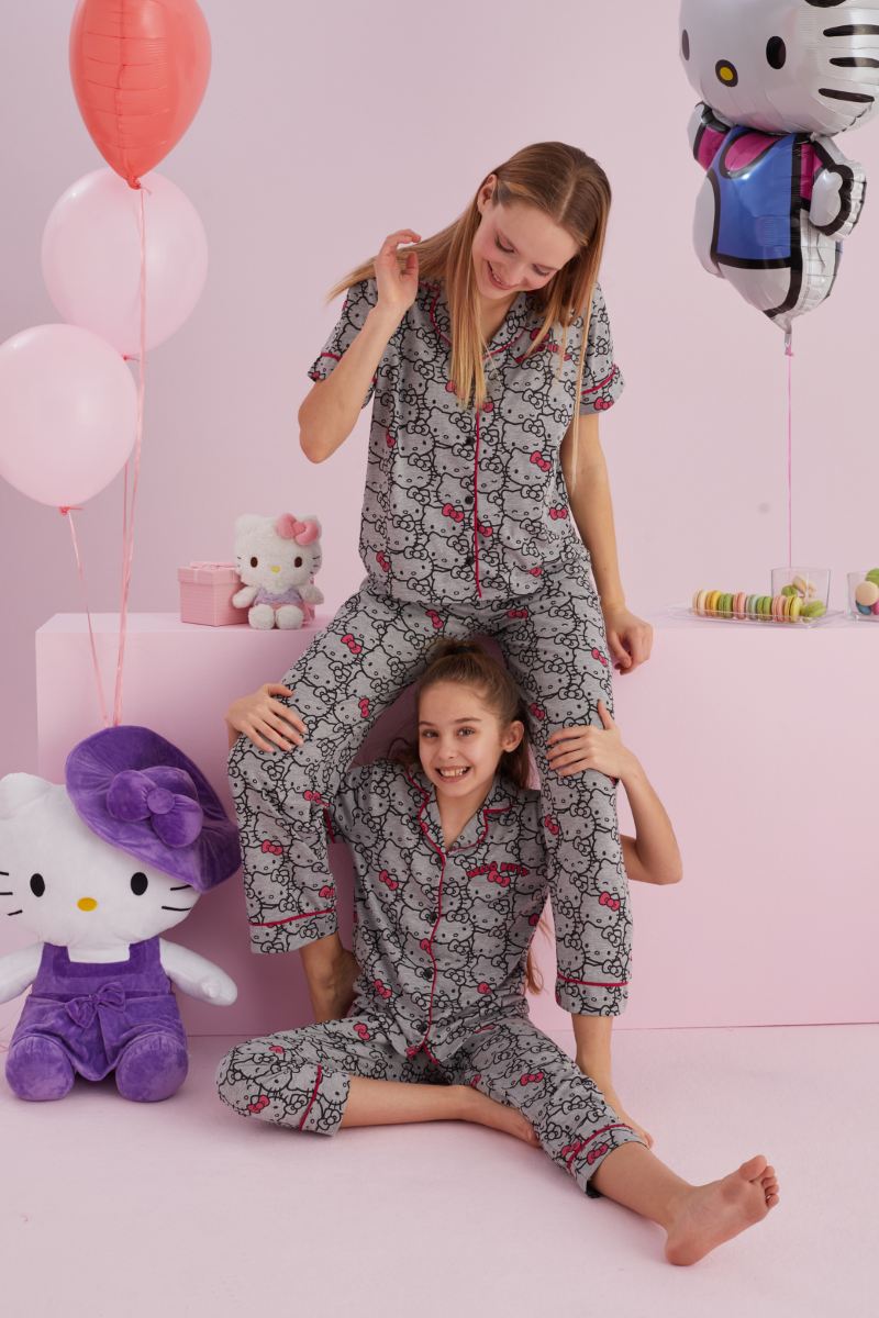 Παιδική Πιτζάμα Hello Kitty HAPPY