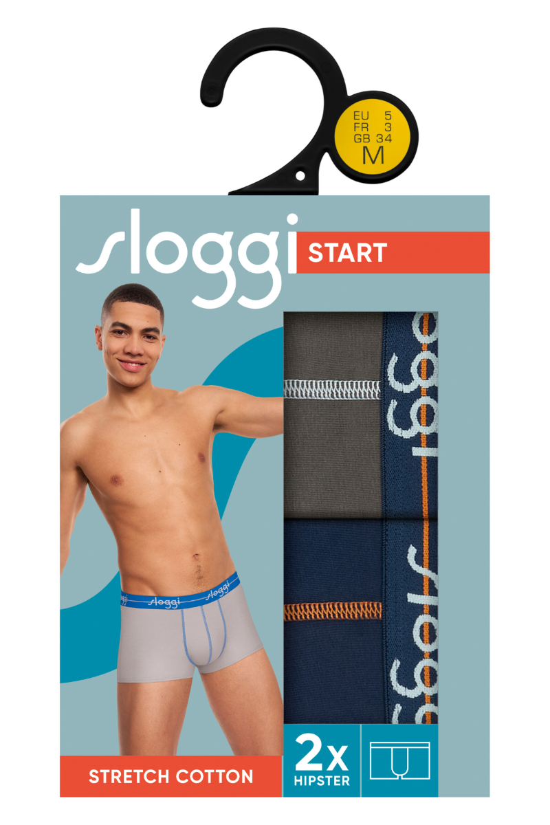 Ανδρικά hipster Sloggi START 2 τεμάχια βαμβακερα V018