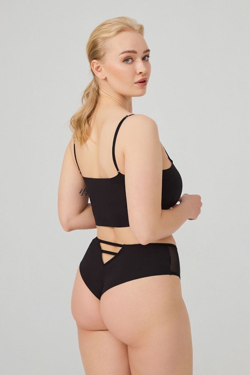 Γυναικείο Laser Cut Brazilian - Plus Size CottonHill NIA BLACK
